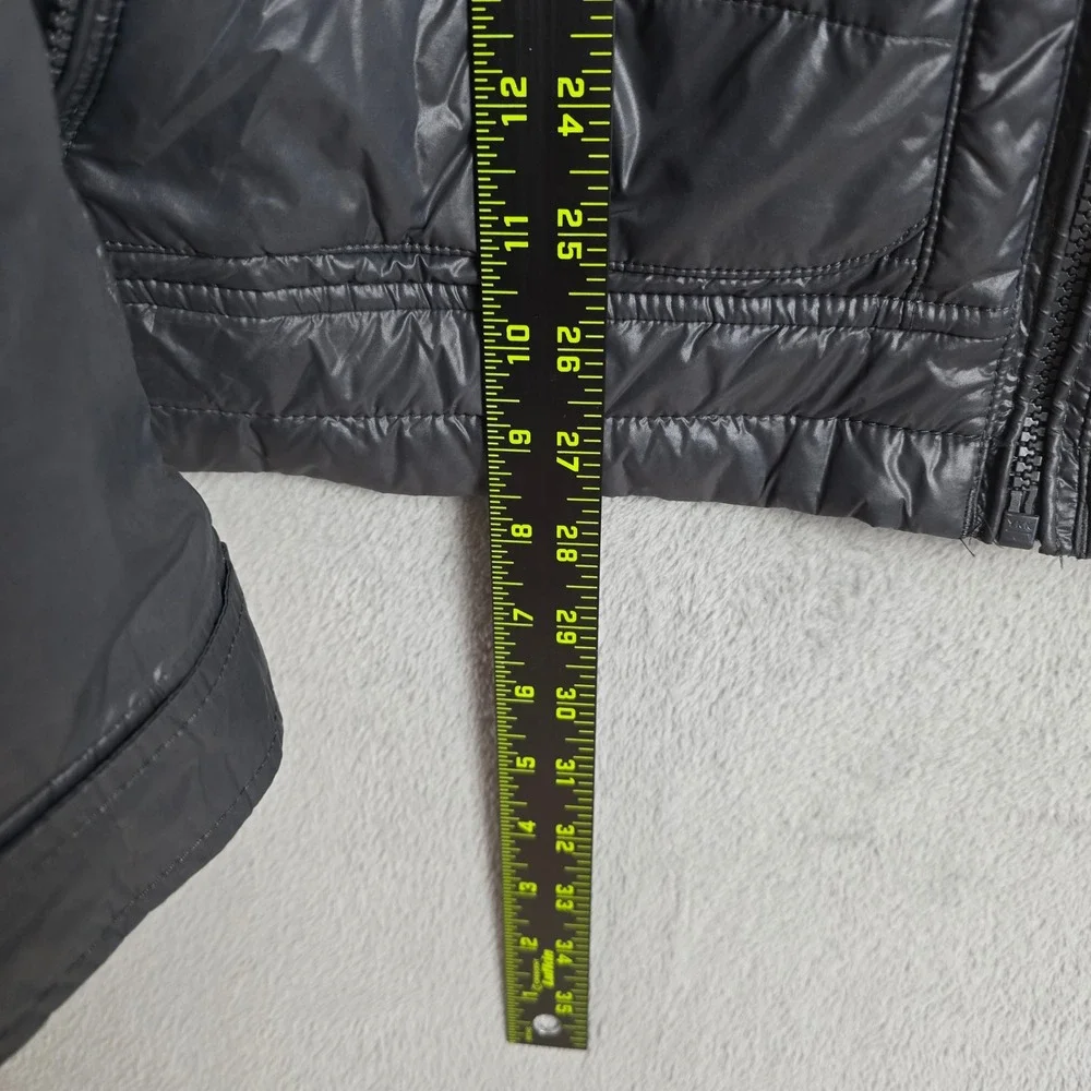 The‎ North Face Mens Black Quilted Insulated Jacket Full Zip T427 T827 Large